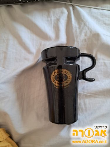 ספל חרסינה עם מכסה