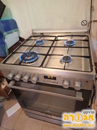 תנור אפיה חשמלי משולב גז (4 להבות)