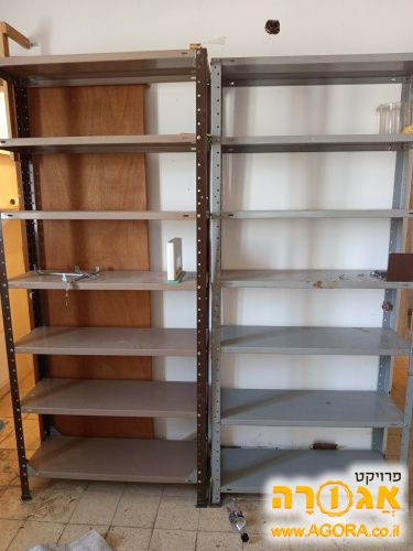 4 כונניות מדפים ממתכת