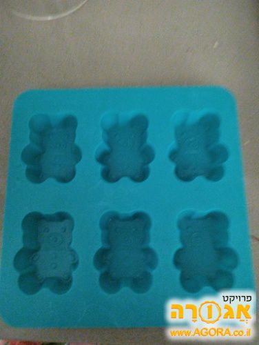 שקעים לעוגה בצורה של דובי