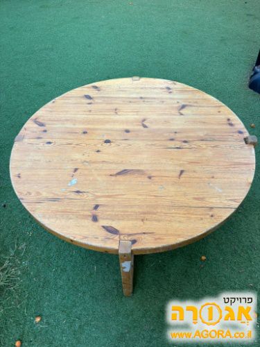 שולחן סלון מעץ מלא