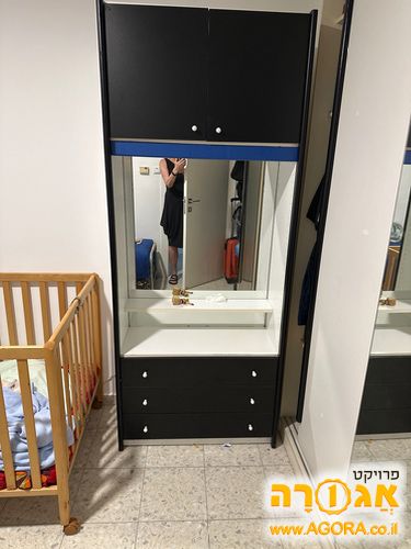 שידת טואלט לילדות עם ארון עליון מוכרות ת