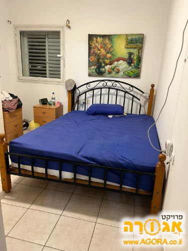 מיטה זוגית מברזל