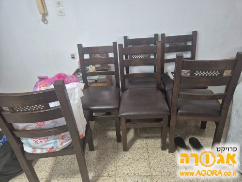 6 כסאות אוכל