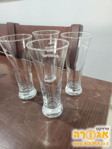 כוסות זכוכוית לשתיה קרה