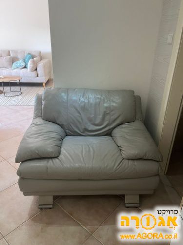 כורסת יחיד עור איטלקי