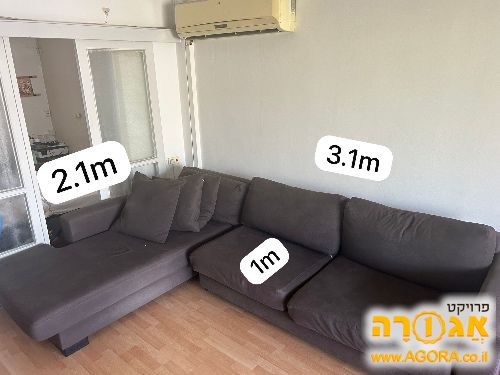 ספה עם שזלונג במצב מעולה