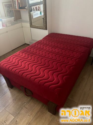 מיטה וחצי עם ארגז אחסון