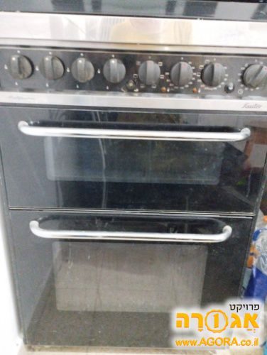 תנור דו תאי משולב עם כיריים גז