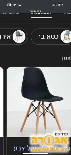 כסאות פלסטיק חדשים