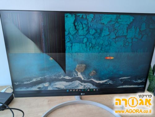 מסך LG 27ul850 תקול