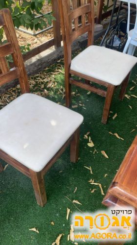חייבת להימסר היום אוכל - שולחן+6כיסאות