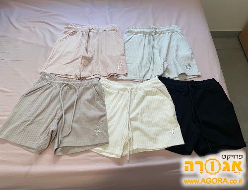 מכנסיים ריב קצרות לבנות מידה 18