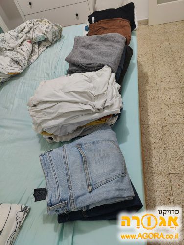 חולצות, מכנסיים קצרים, ג'ינסים