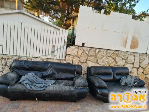 ספה תלת מושבית ודו מושבית