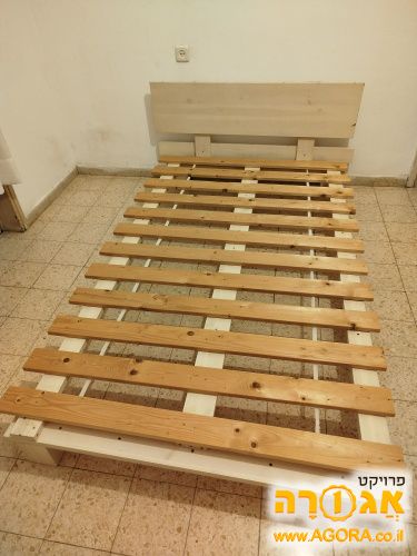 בסיס מיטה+משענת