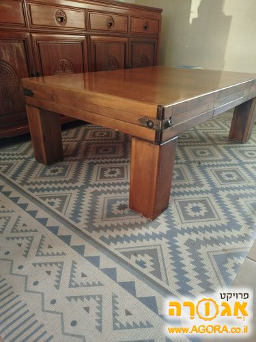 שולחן סלון עץ מלא