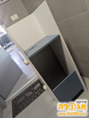 מדף כוורת לבן