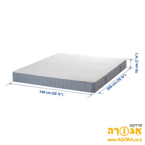 מזרן איקאה בן שנה 140/200