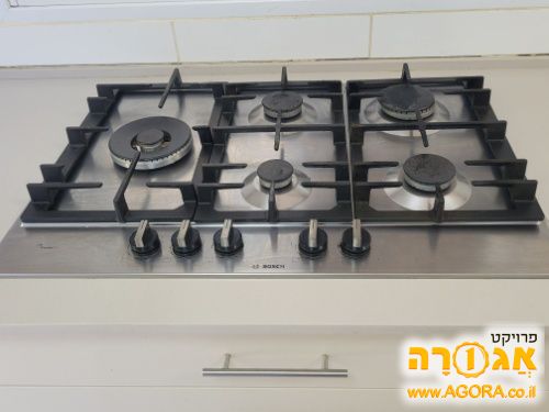 כיריים בוש, 5 להבות, 75 סמ רוחב