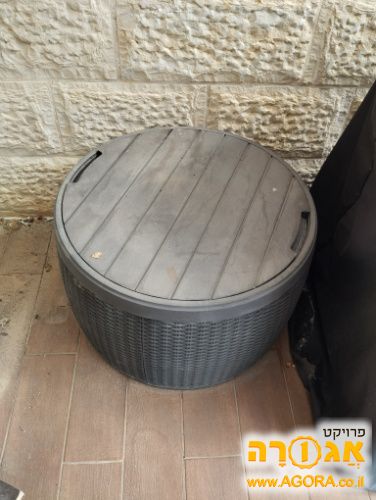 ארגז גינה פלסטיק עגול