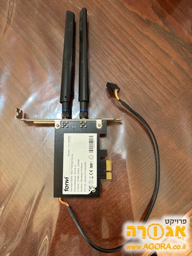 כרטיס רשת לנייח עם wifi6 ו bluetooth
