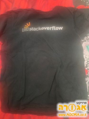 חולצה לגבר של Stack Overflow