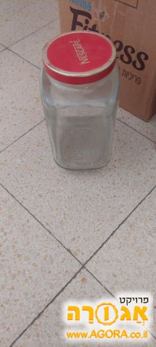 12 צנצנות זכוכית גדולות