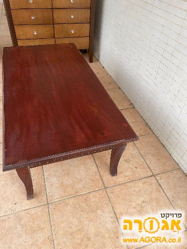 שולחן סלון מעץ מלא