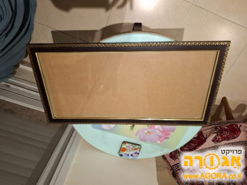 מסגרת לתמונה פלוס זכוכית
