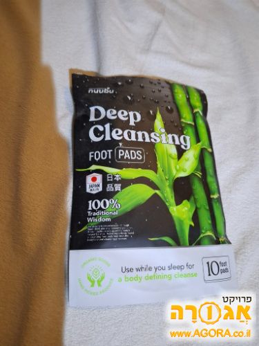 פדים לניקוי רעלים דרך כף הרגל