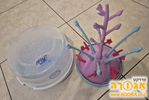סטריליזטור ומעמד לייבוש בקבוקים