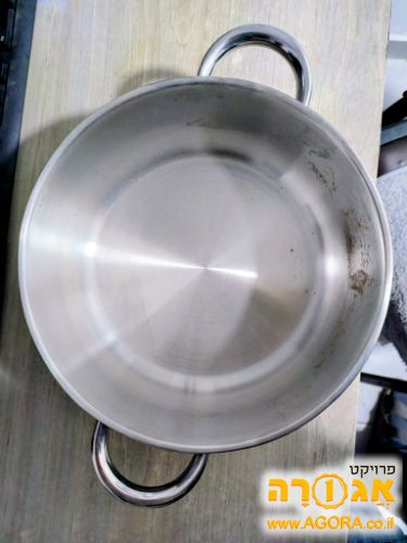 סיר נירוסטה 4 ליטר, 25 ס"מ, ללא מכסה