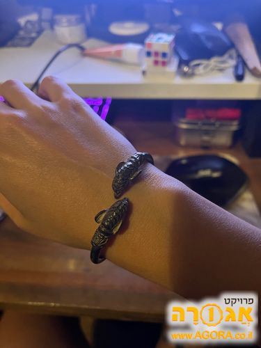 צמיד כסף 925 קפיצי דולפינים