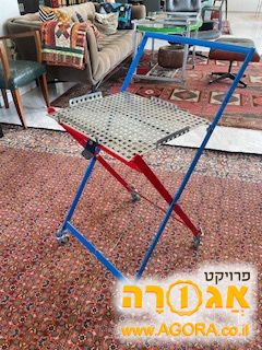 עגלת אוכל לטיוי מתקפל יחודי תוצרת מסגר