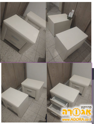 שידה זוג שידות לילה לחדר שינה