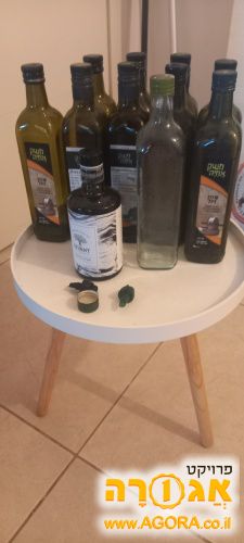 בקבוקי שמן זית ריקים