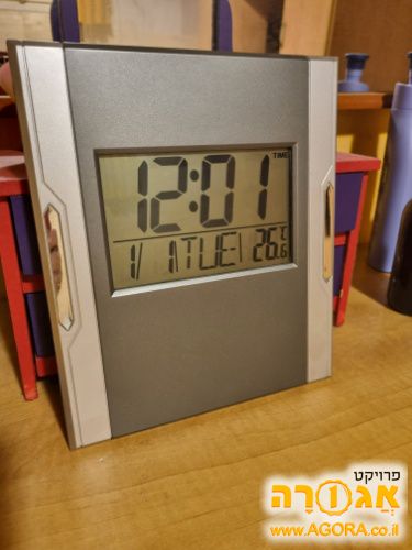 שעון אלקטרוני לתלייה / להניח על מדף🕰