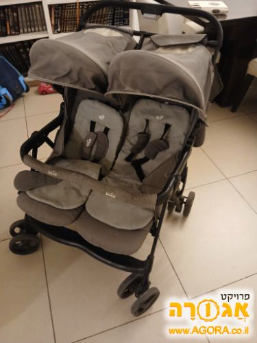 עגלת תאומים של חברת ג'וי במצב טוב