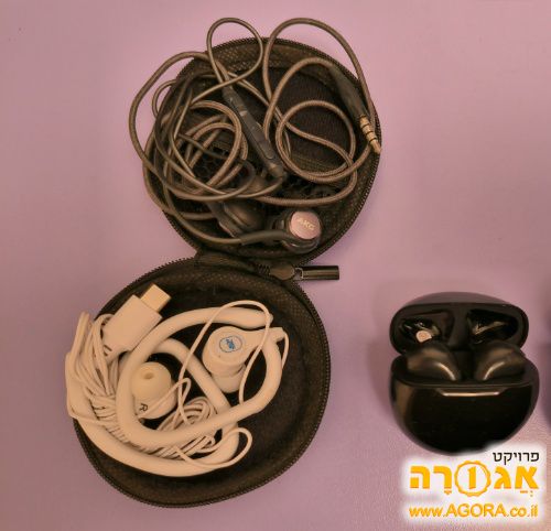 3 זוגות אוזניות