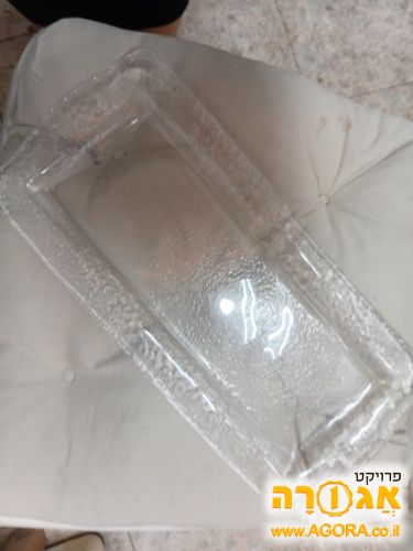 מגש זכוכית לנרות, חפצים, אוכל