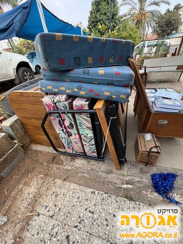 3 מיטות נפתחות במצב טוב איסוף מראש העין