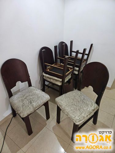 6 כיסאות אוכל