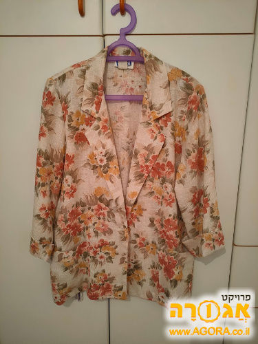 ז'קט פרחוני לנשים