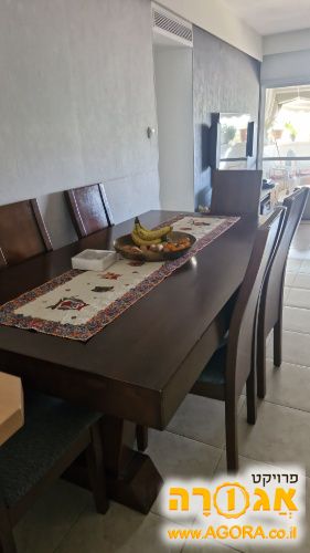 פינת אוכל + 6 כסאות