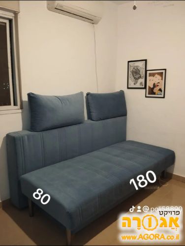 ספה נפתחת למיטה זוגית