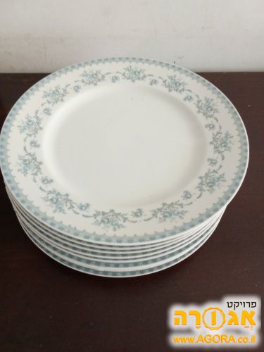סט כלי הגשה צלחות זכוכית