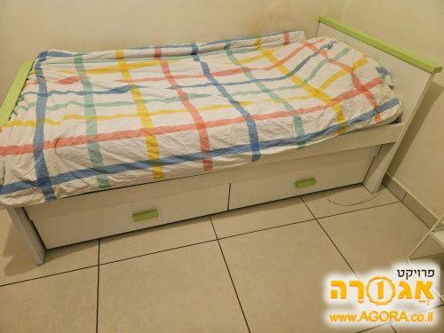 מיטת מעבר מעץ 190 על 100