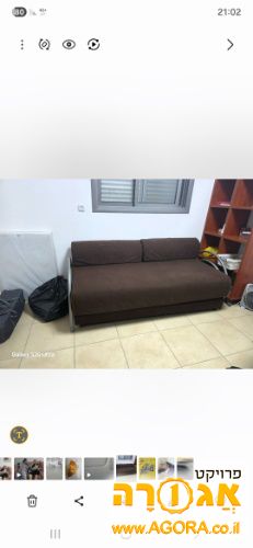 ספפה נפתחת למיטה זוגית