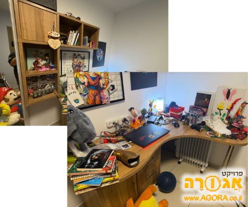 שולחן כתיבה ילד + מגירות + כוורת